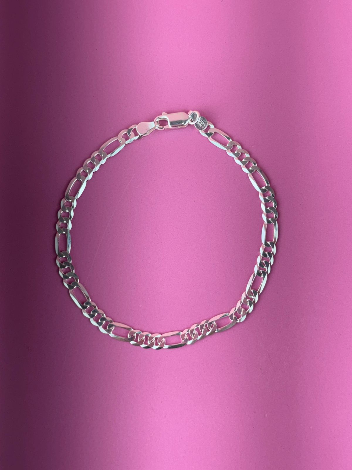 Pulseira Masculinas de prata 925 3x1 5MM F120 6,1G