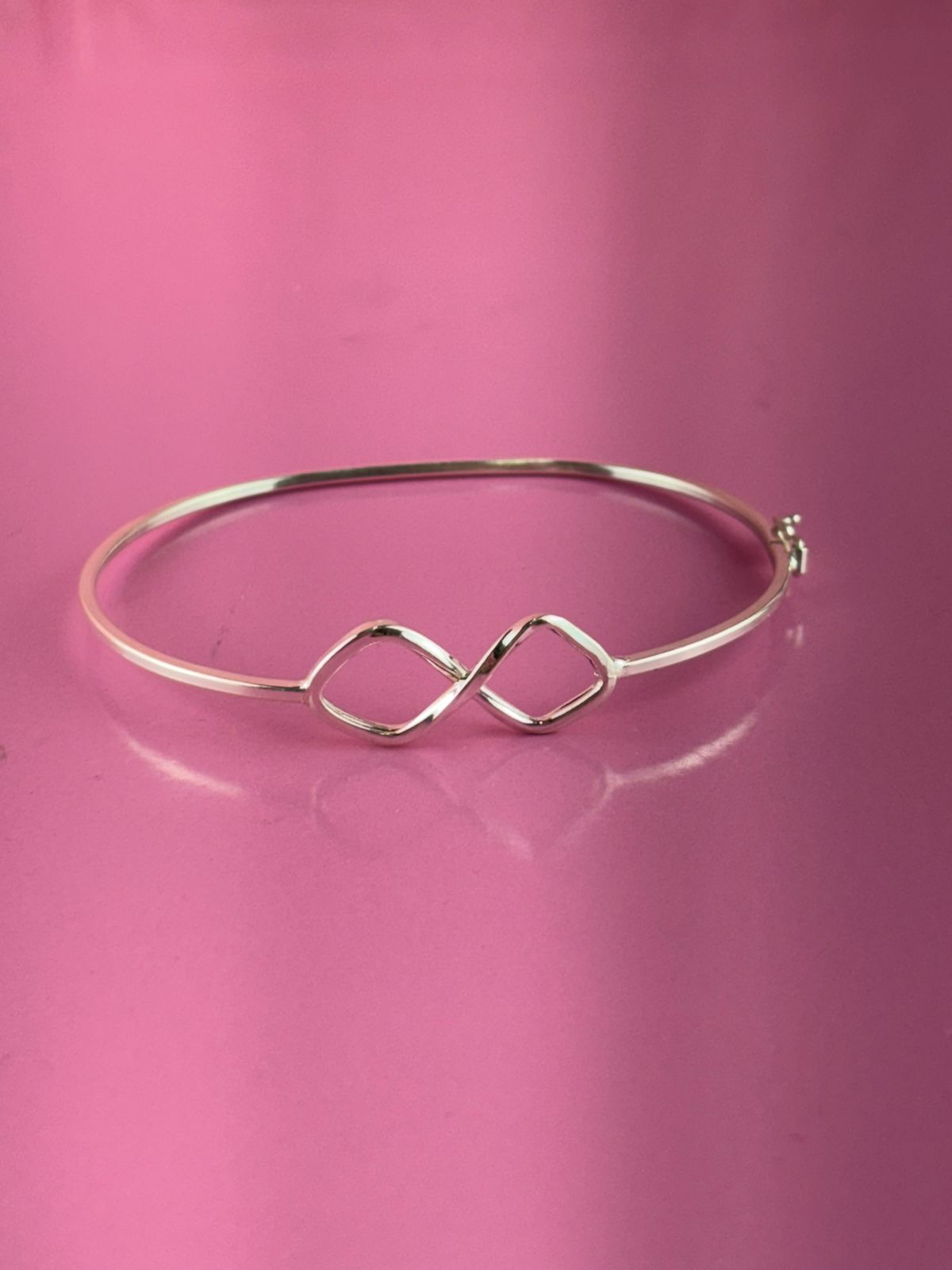 Bracelete de prata 925 infinito 3,4G 6MM