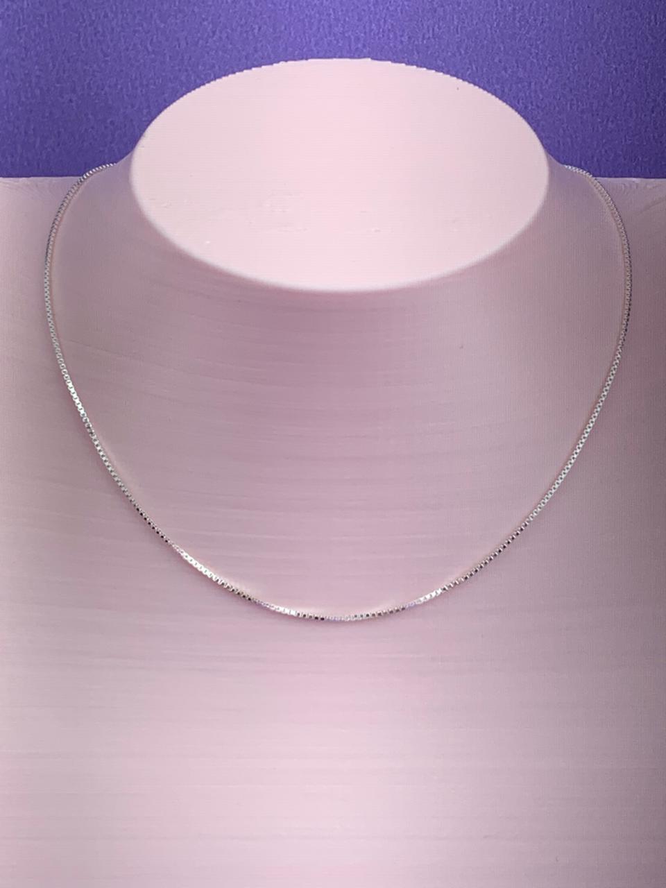 Corrente Lisa de Prata 925 veneziana V15 50CM 2G