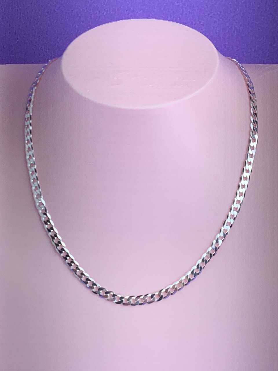 Correntes Masculinas de Prata 925 1X1 4MM 60CM F100 12G