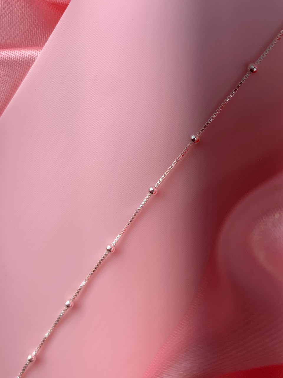 Pulseira de prata 925 bolinha veneziana 1G