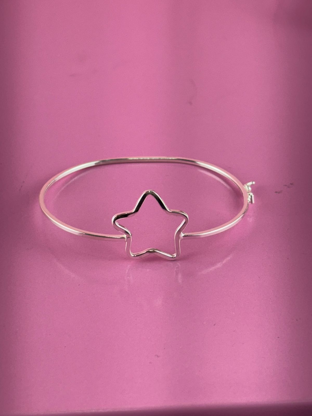 Bracelete de prata 925 estrela 2,9G 6MM
