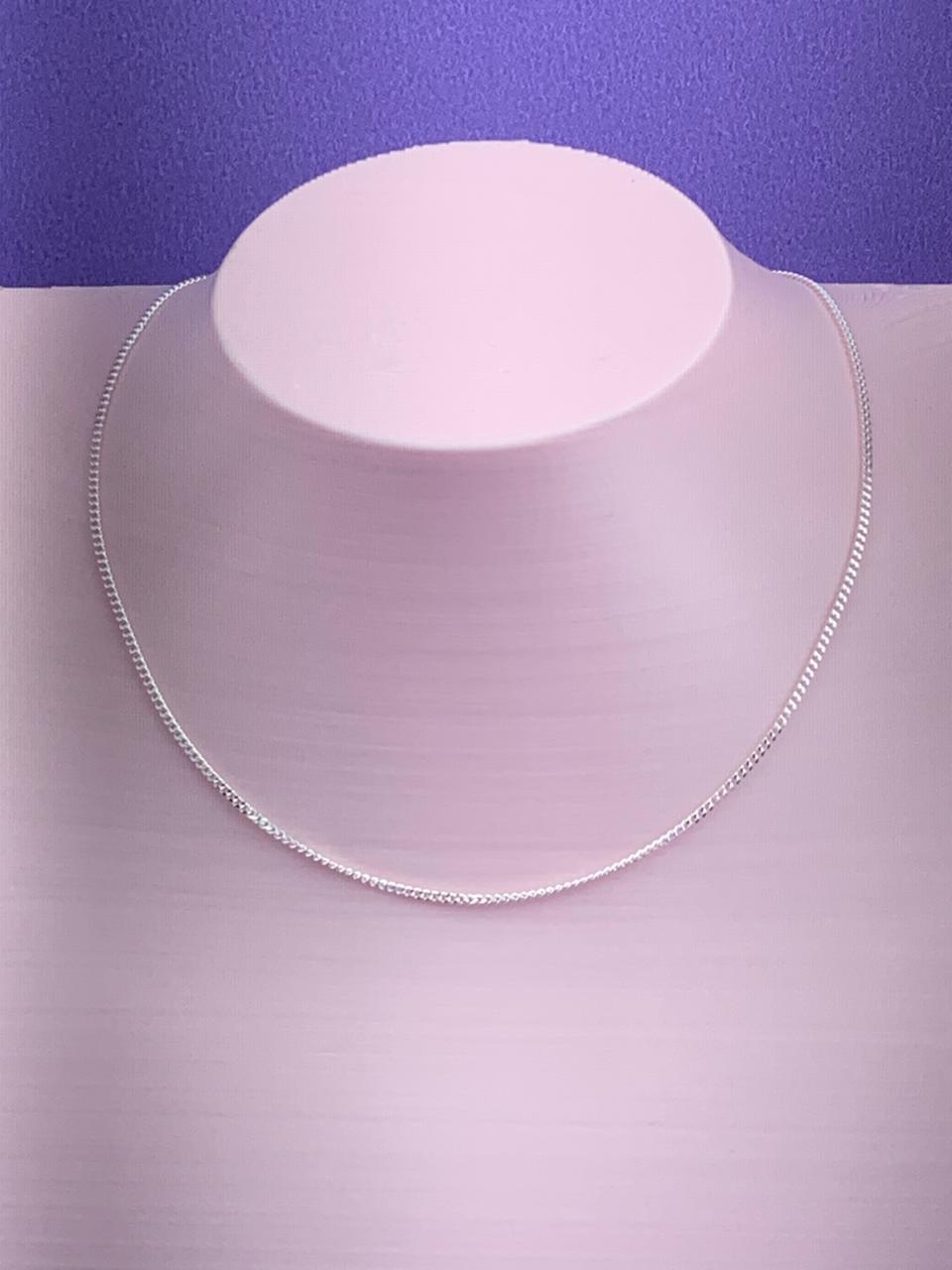 Corrente Lisa de Prata 925 elo 40CM 2,2G